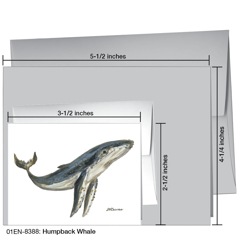 Humpback Whale, Greeting Card (8388)