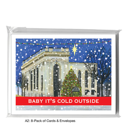 Main Square Holiday, York PA, Greeting Card (8389B)