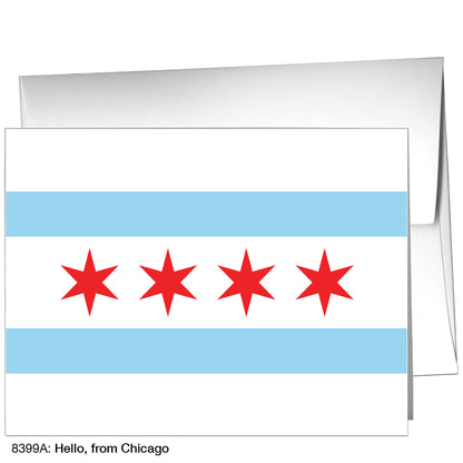 Hello, From Chicago, Greeting Card (8399A)
