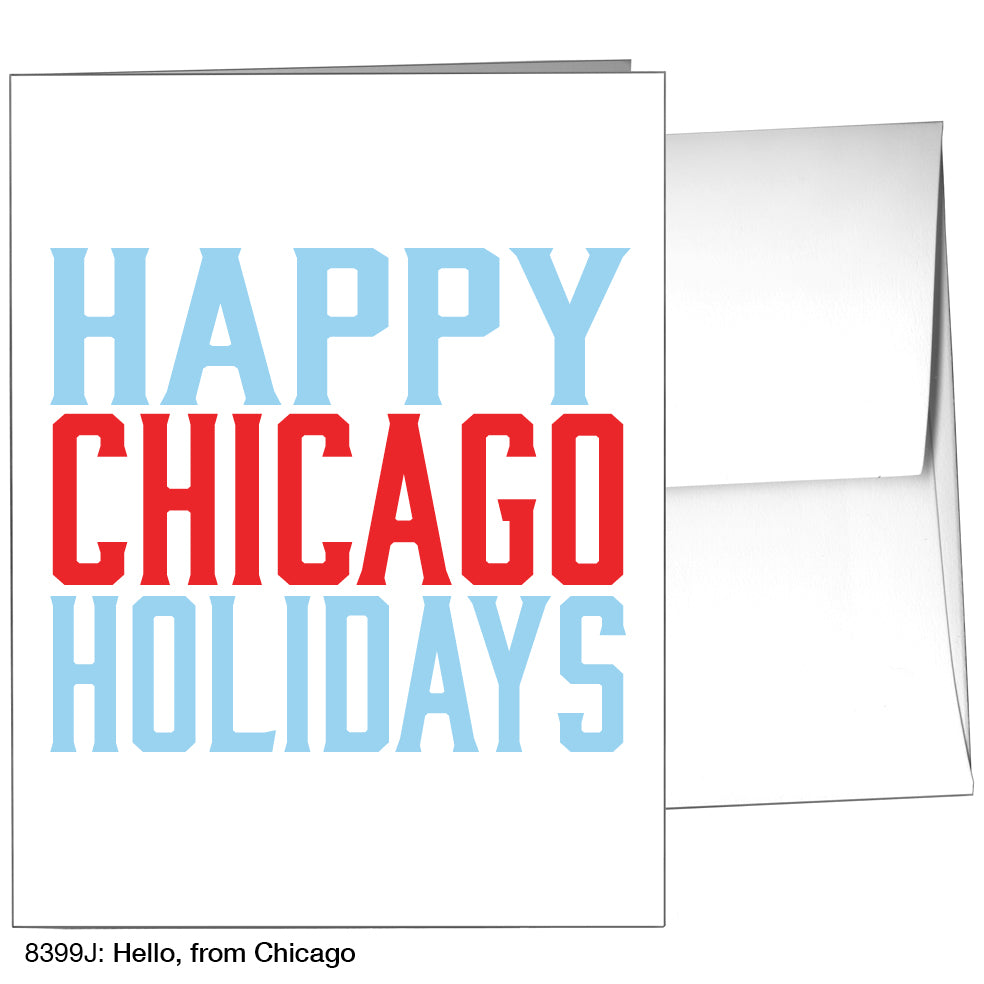 Hello, From Chicago, Greeting Card (8399J)