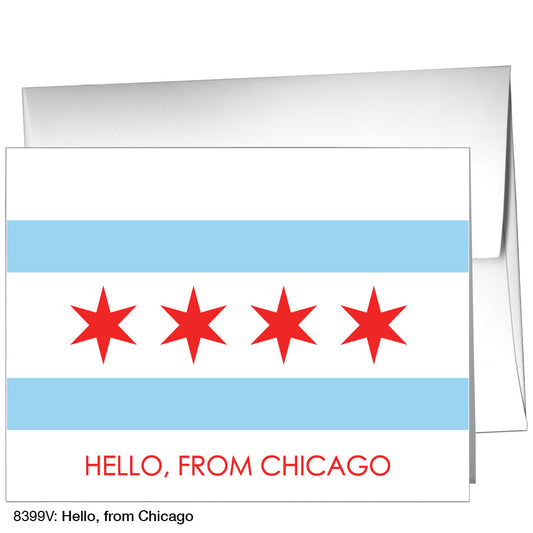 Hello, From Chicago, Greeting Card (8399V)