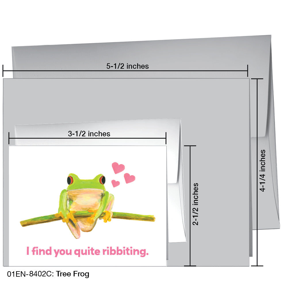 Tree Frog, Greeting Card (8402C)