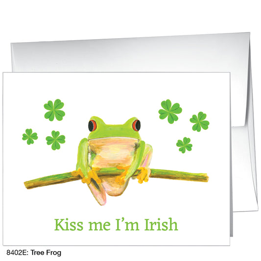 Tree Frog, Greeting Card (8402E)