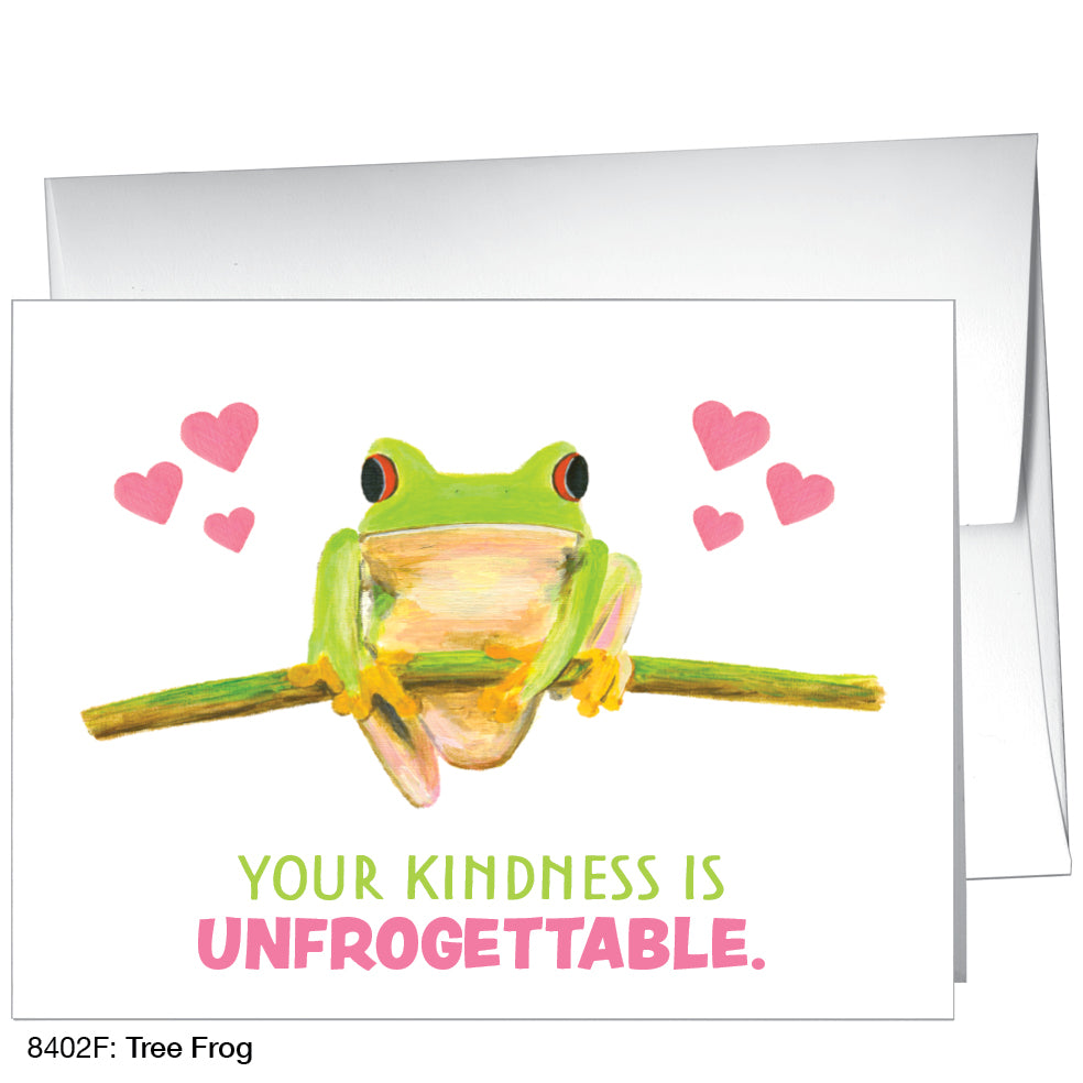 Tree Frog, Greeting Card (8402F)