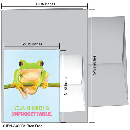 Tree Frog, Greeting Card (8402FA)