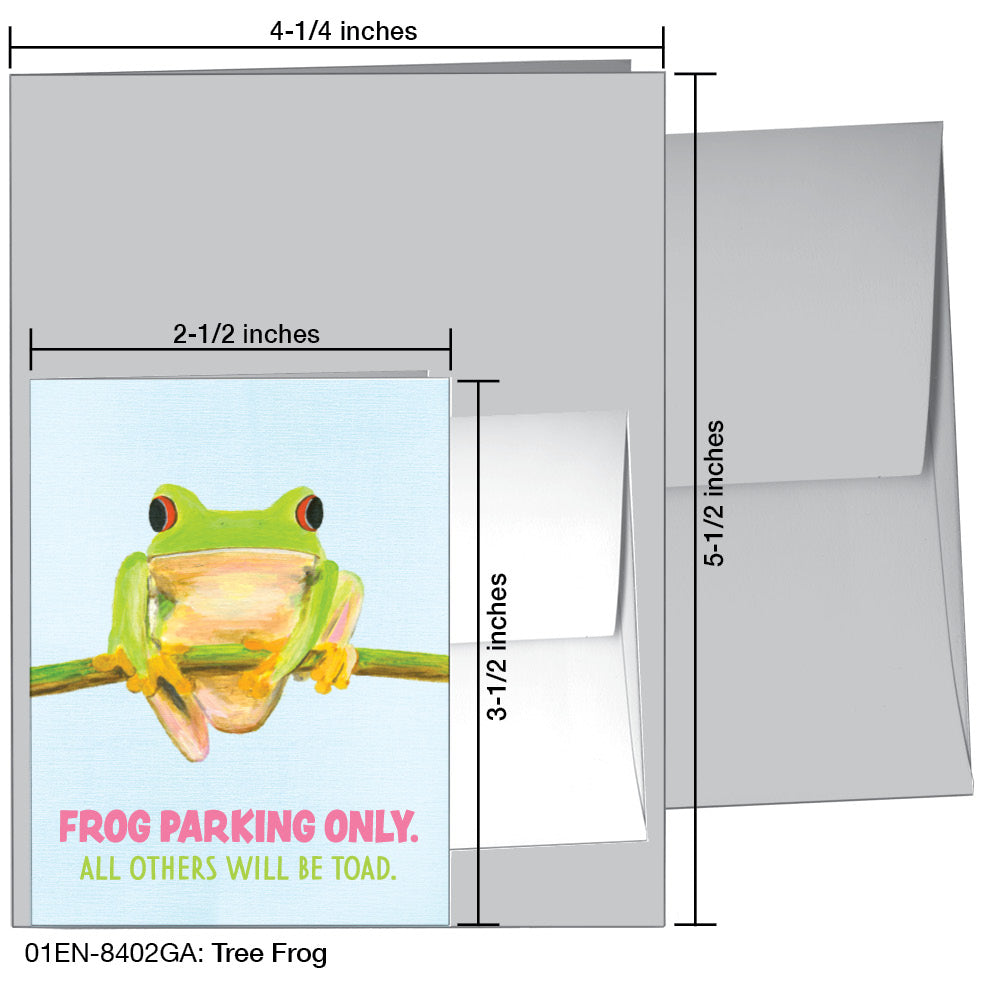 Tree Frog, Greeting Card (8402GA)