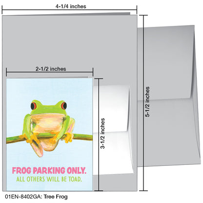 Tree Frog, Greeting Card (8402GA)