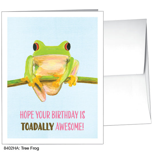 Tree Frog, Greeting Card (8402HA)