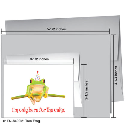 Tree Frog, Greeting Card (8402M)