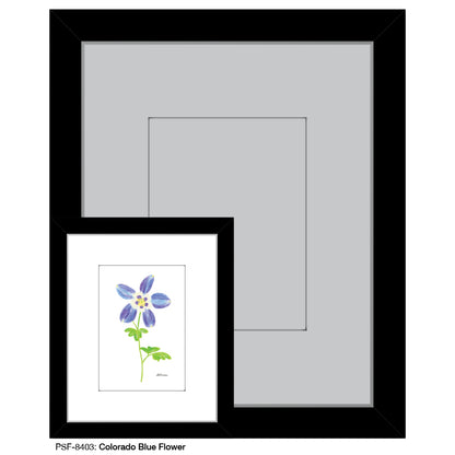 Colorado Blue Flower, Print (#8403)
