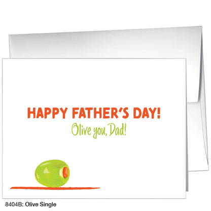 Olive Single, Greeting Card (8404B)