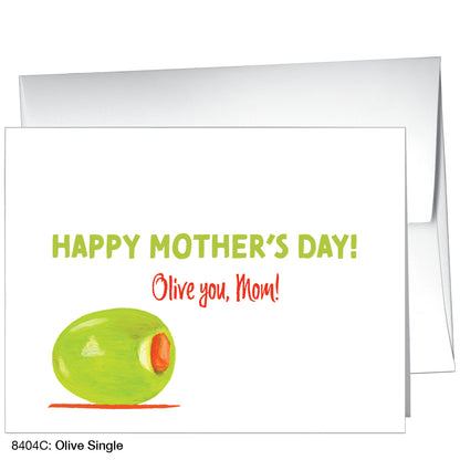 Olive Single, Greeting Card (8404C)