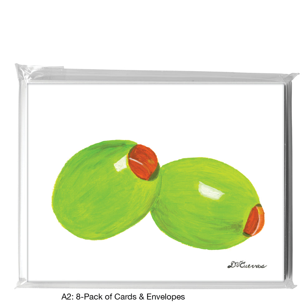 Olive Pair, Greeting Card (8405)