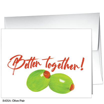 Olive Pair, Greeting Card (8405A)