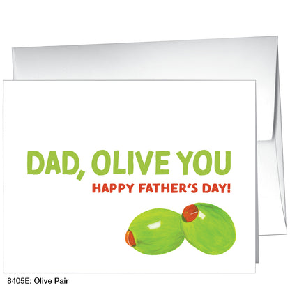 Olive Pair, Greeting Card (8405E)