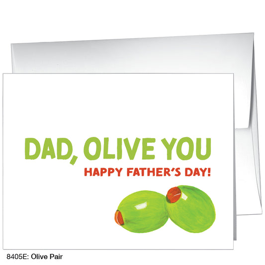 Olive Pair, Greeting Card (8405E)