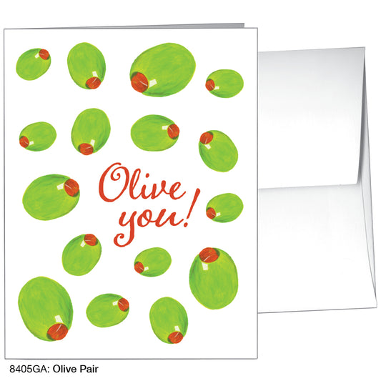 Olive Pair, Greeting Card (8405GA)