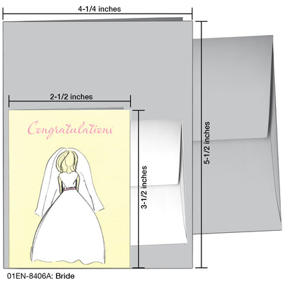 Bride, Greeting Card (8406A)