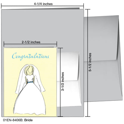 Bride, Greeting Card (8406B)