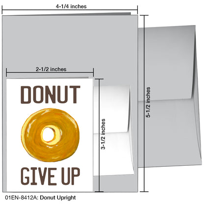 Donut Upright, Greeting Card (8412A)
