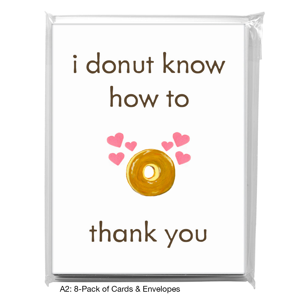 Donut Upright, Greeting Card (8412G)