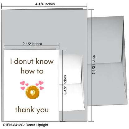 Donut Upright, Greeting Card (8412G)