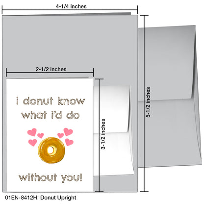 Donut Upright, Greeting Card (8412H)