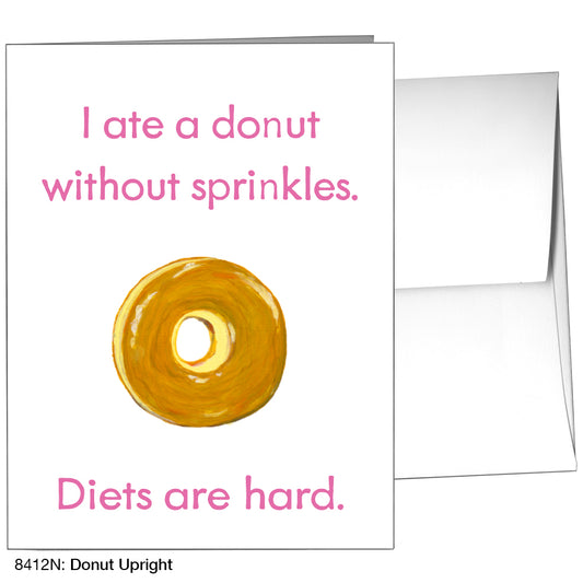 Donut Upright, Greeting Card (8412N)