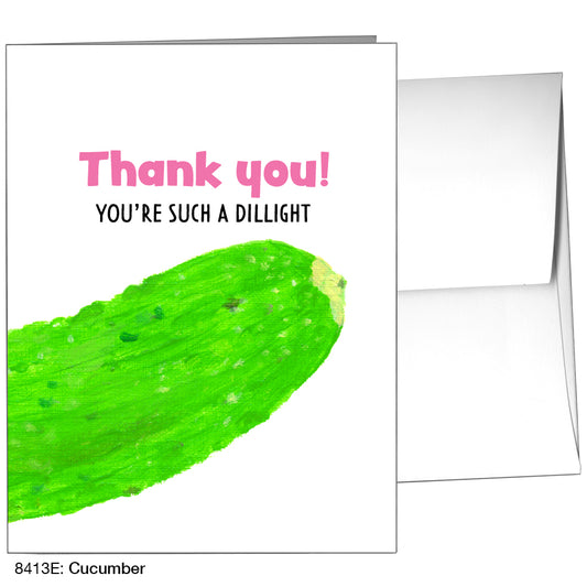 Cucumber, Greeting Card (8413E)
