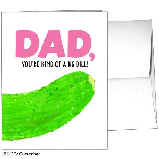 Cucumber, Greeting Card (8413G)