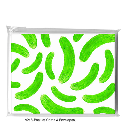 Cucumber, Greeting Card (8413M)