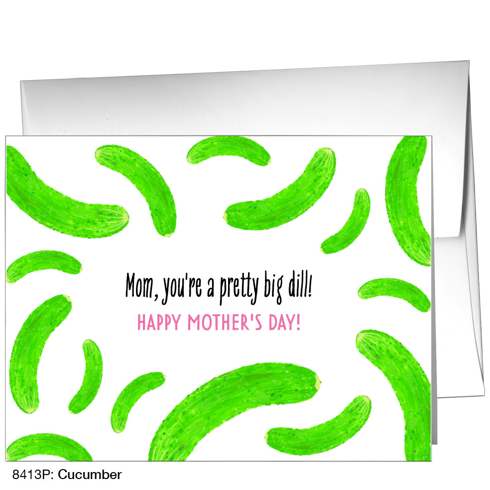 Cucumber, Greeting Card (8413P)