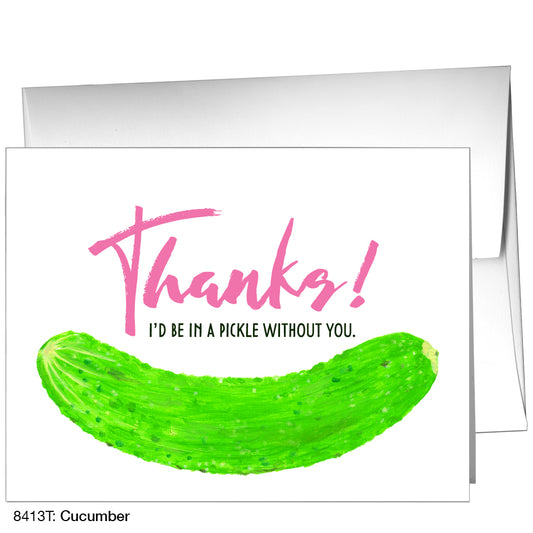 Cucumber, Greeting Card (8413T)