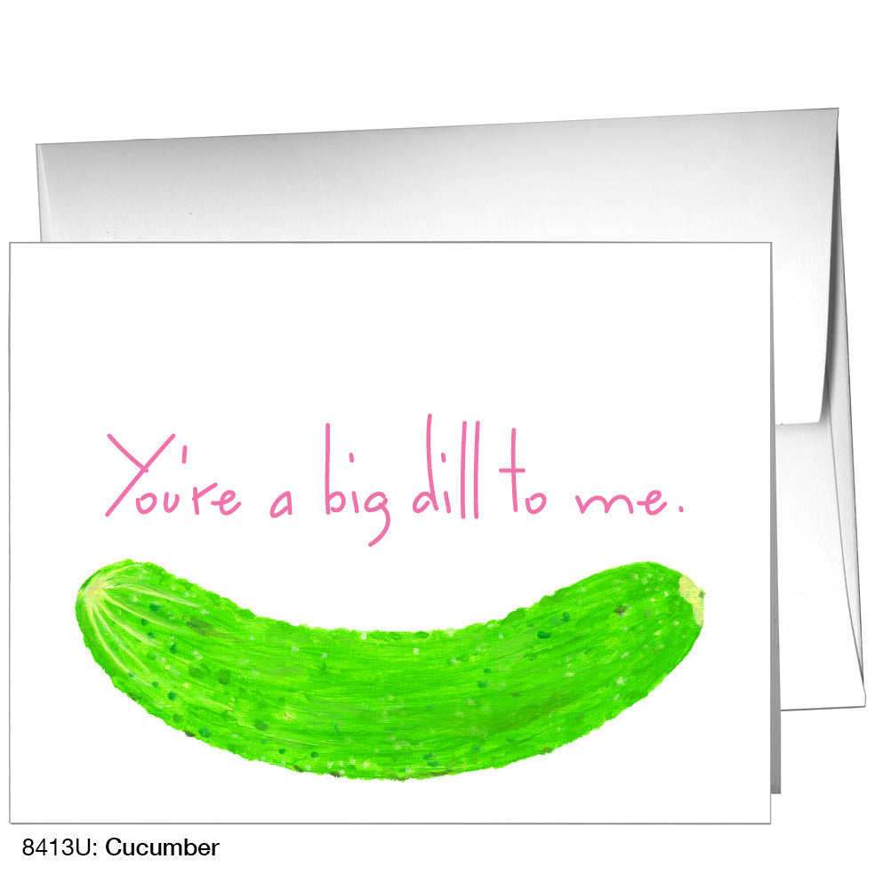 Cucumber, Greeting Card (8413U)