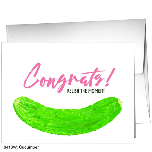 Cucumber, Greeting Card (8413W)