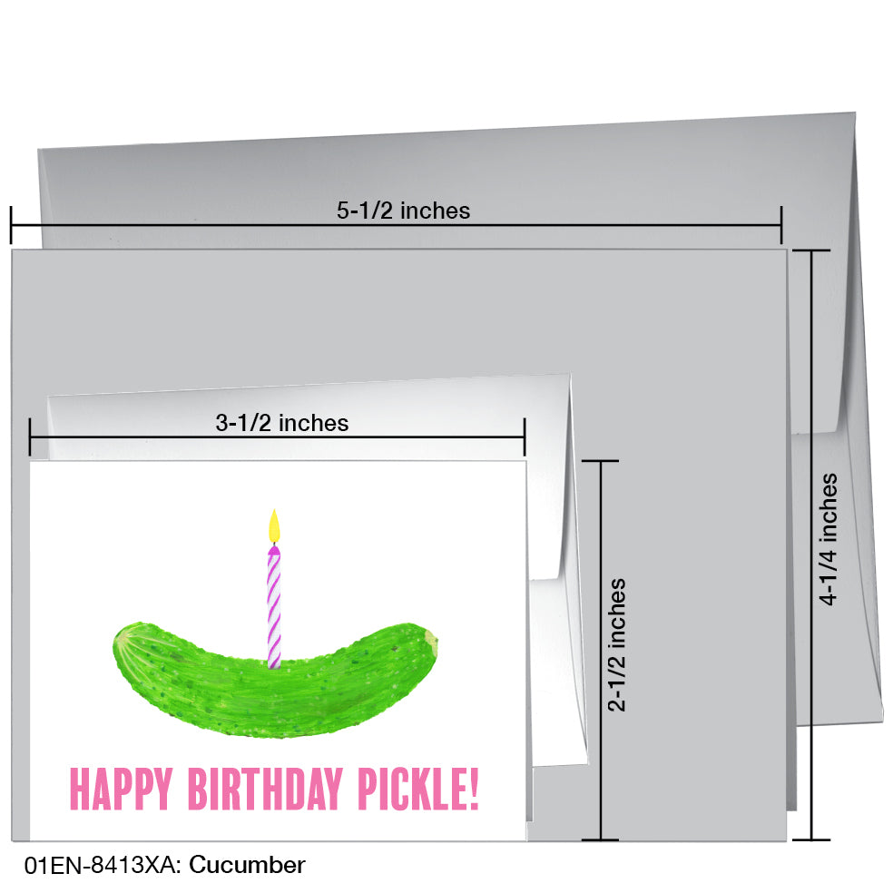 Cucumber, Greeting Card (8413XA)