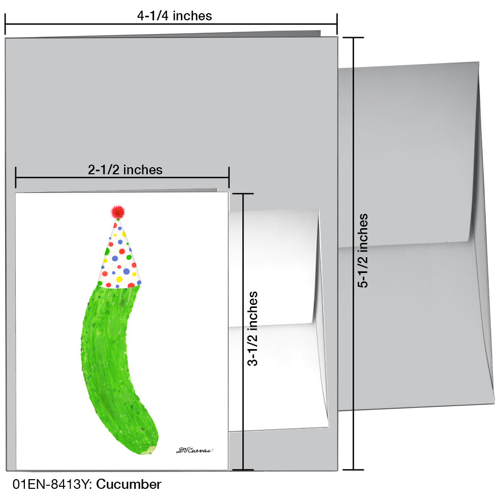 Cucumber, Greeting Card (8413Y)