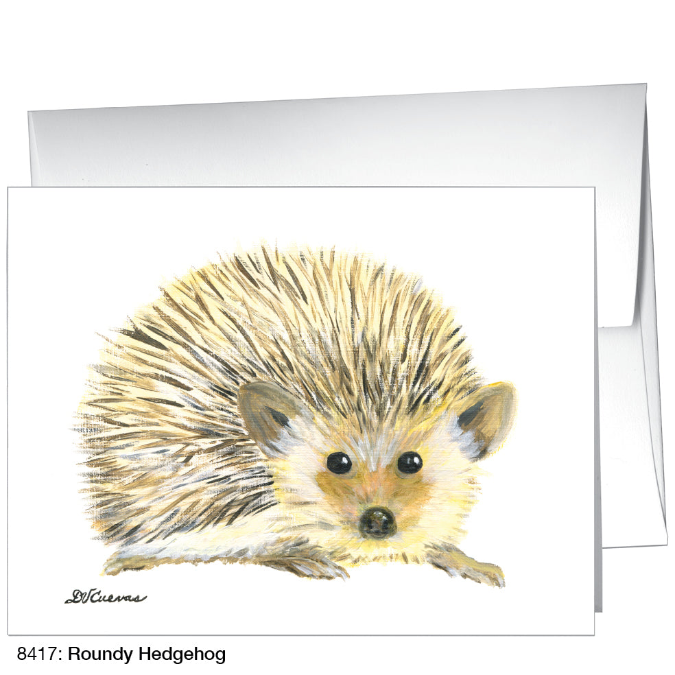 Roundy Hedgehog, Greeting Card (8417)