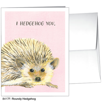 Roundy Hedgehog, Greeting Card (8417F)