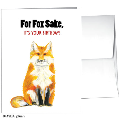 Plush Fox, Greeting Card (8419BA)