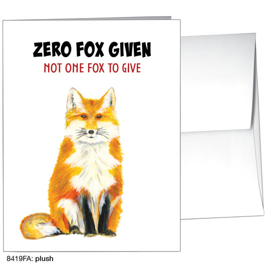 Plush Fox, Greeting Card (8419FA)