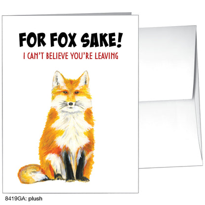 Plush Fox, Greeting Card (8419GA)
