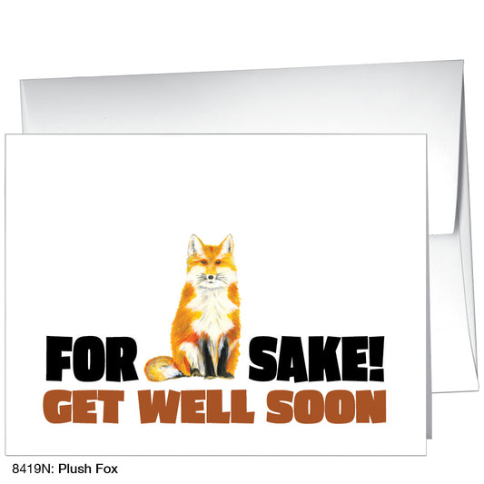 Plush Fox, Greeting Card (8419N)