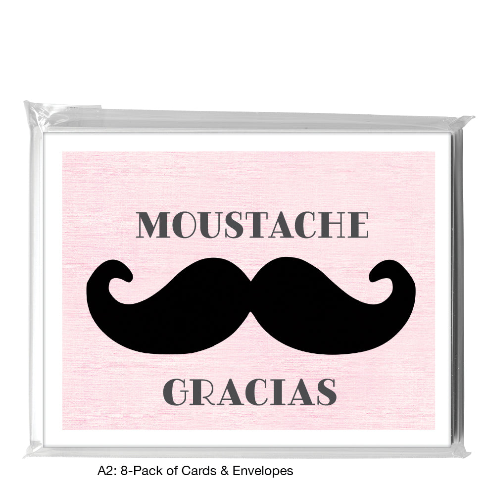Stache, Greeting Card (8426K)