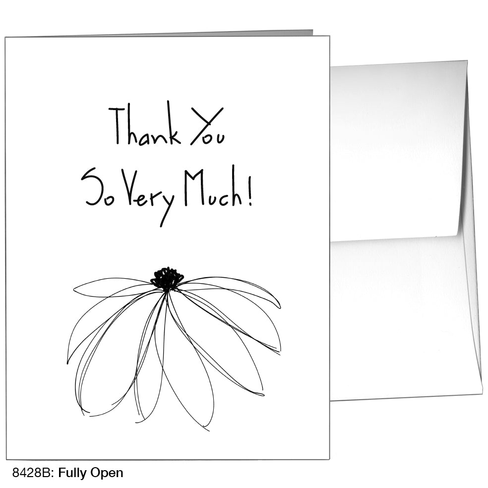 Fully Open, Greeting Card (8428B)