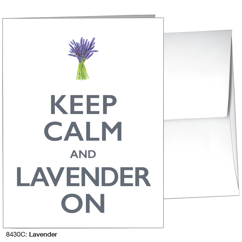 Lavender, Greeting Card (8430C)