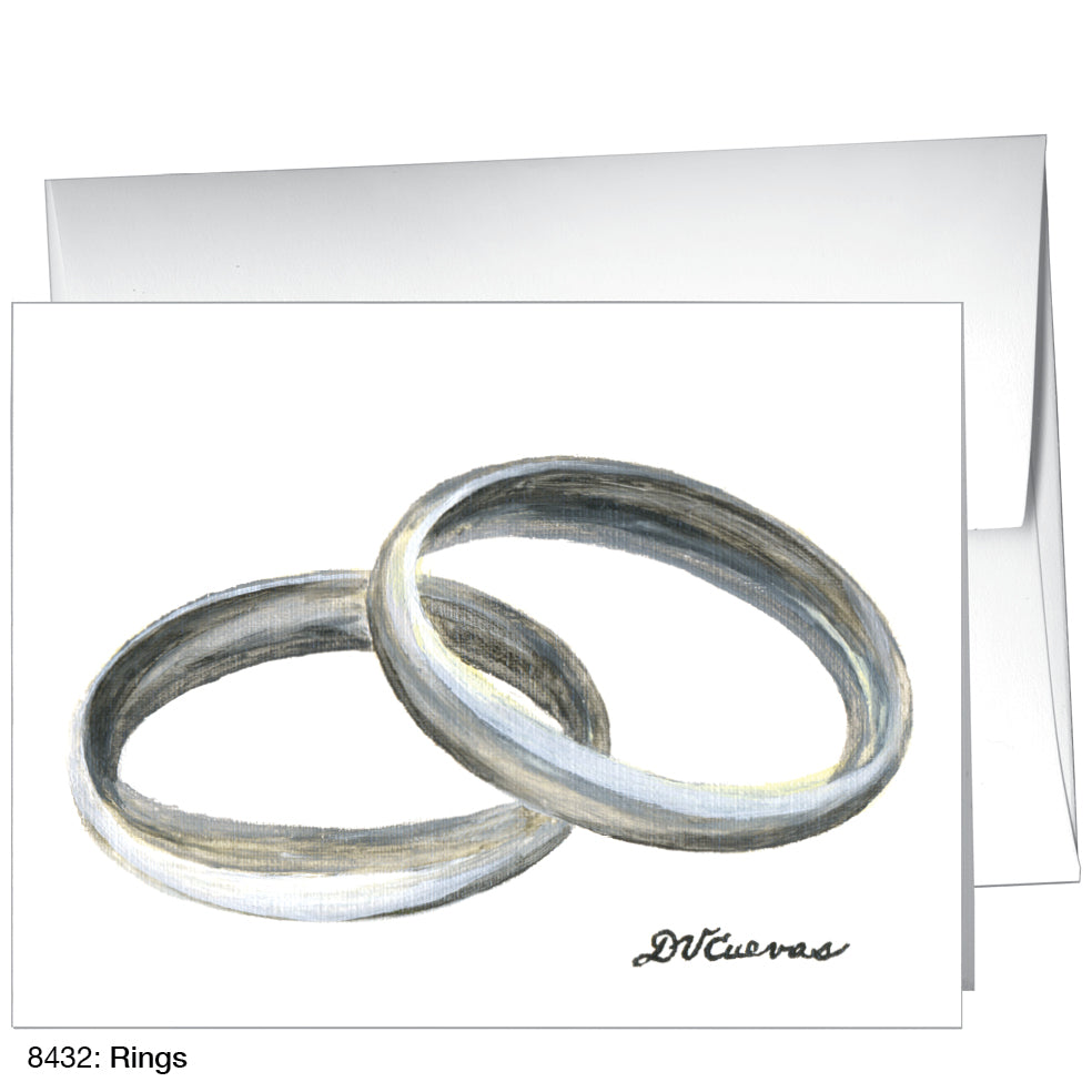 Rings, Greeting Card (8432)