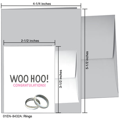 Rings, Greeting Card (8432A)