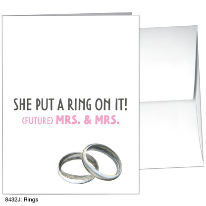 Rings, Greeting Card (8432J)