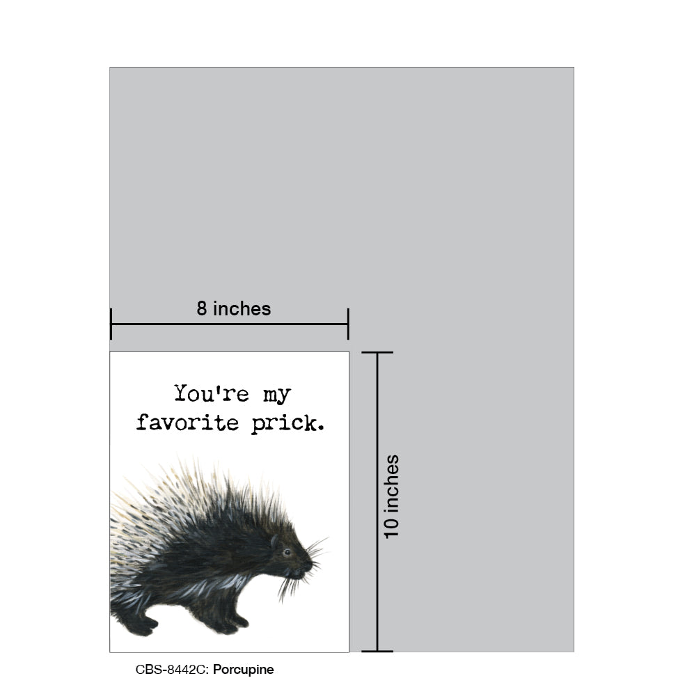 Porcupine, Card Board (8442C)